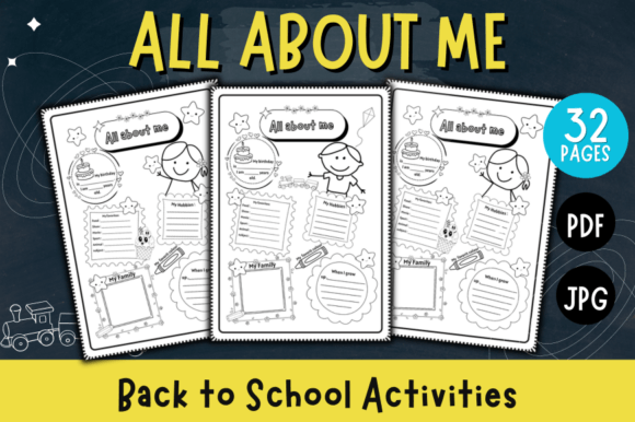 All About Me Selfie Activity: A Creative Design Asset