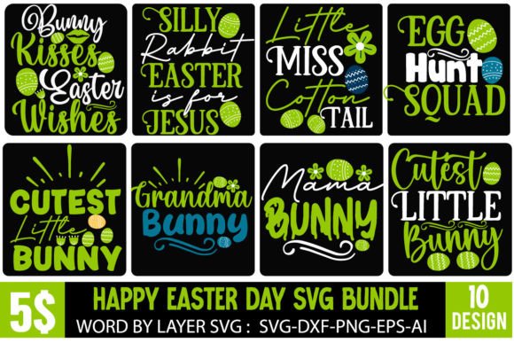 Elevate Your Spring Projects with a Happy Easter Day SVG Bundle