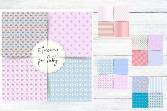 Enchanting Nursery Papers: Design Assets for Baby Celebrations