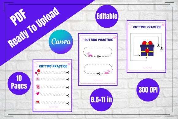 Enhancing Visual Skills with Valentine's Day Cutting Practice