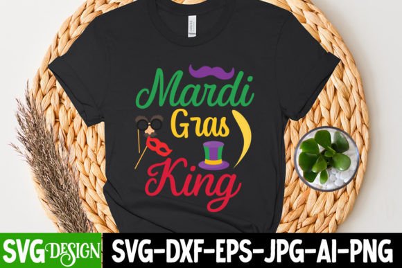 Mardi Gras King SVG Cut File: Design Assets for Vibrant Branding