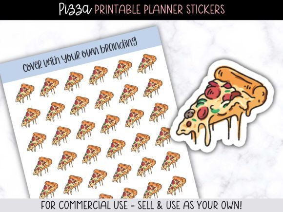 Pizza Icon Planner Stickers: A Designer's Shortcut to Creative Success