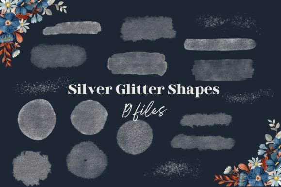 Silver Strokes, Circles and Backgrounds: A Designer's Toolkit