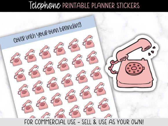 Telephone Planner Stickers: A Designer's Asset